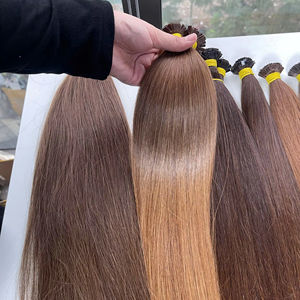 Extensions de cheveux à pointe plate, super double drawn, cheveux vierges 100% vietnamiens, livraison mondiale, doux et sans nœuds - Product Image 1