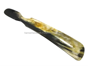 Calzador de Cuerno Genuino Duradero y con Acabado Suave para Hombres y Mujeres, Calzador de Cuerno Genuino de Alta Calidad para Zapatos de Cuero, Deslizamiento Fácil - Product Image 3