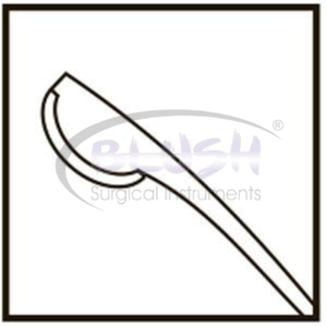 Drysdale Nucleus Crushing Knife <b>Manipulator</b> Curved Ophthalmic Cataract Surgery Instrument Lens Tool By Blush Surgical - Product Image 6
