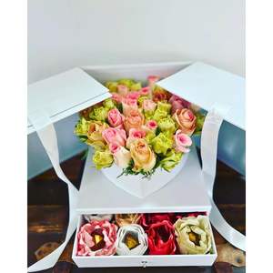 TH CBB-569 Rigid Gift Box Double Door Drawer Opening Recycled Corrugated Board Custom Printed Packaging Matt/Glossy - Product Image 4