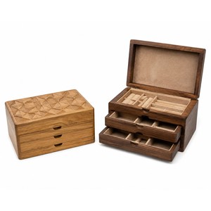 Mango Wood Jewelry Organizer Box - Handcrafted Sliding Trays Wholesale - Product Image 5