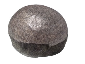 High Quality Thin Skin Indian Hair <b>Toupee</b> Body Wave Yaki Style Tazs Hair Prosthesis Wig From Bangladesh Braiding Dreadlocks - Product Image 3