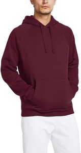 Sudadera con Capucha para Hombre, Color Rojo, Corte Regular, Tejido de Algodón, Informal, Color Sólido, con Bolsillo, para Otoño, ODM OEM - Product Image 2