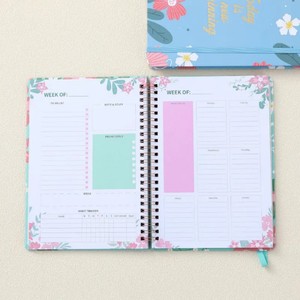 2024 A5 Printed Planner Cover Journal Gift Box Loose-<b>leaf</b> Binding Spiral Notebook Eco-Friendly Recycling Material for Students - Product Image 3