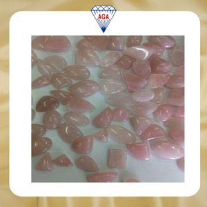Cabochons en quartz rose naturel de qualité supérieure, pierres précieuses en vrac, quartz rose premium pour la fabrication de bijoux, vente en gros de bijoux - Product Image 6