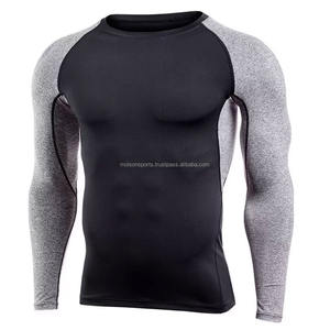 T-shirt de compression MMA de haute qualité pour hommes, tenue de sport ajustée extensible, t-shirt de sport, t-shirt de fitness, rashguard pour hommes - Product Image 5