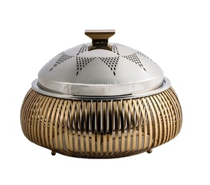 La mejor calidad para servir comida, cazuela, olla caliente, calentador de alimentos para bodas, ollas calientes para el hogar y el Hotel, olla decorativa de Metal usada para comida, olla árabe - Product Image 5