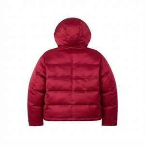 Custom <b>Men's</b> Hooded Puffer <b>Jacket</b> Winter Insulated Outdoor Wear - Product Image 3