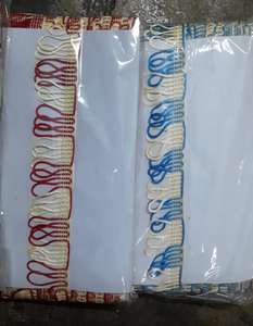 Dentelle zalar douce et légère, idéale pour les bordures de sari, les dupattas et les modèles de blouses. - Product Image 3