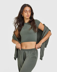 Pantalones Anchos Holgados con Pliegues para Mujer, Pantalones Casuales Cómodos de Moda Urbana, Ropa Deportiva Moderna para Mujer - Product Image 5