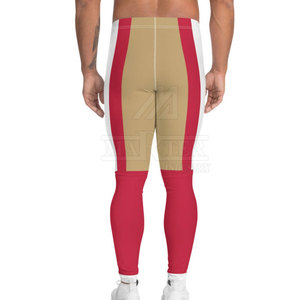 Vêtements de sport actifs de haute qualité à taille élastique pour hommes, leggings de compression mi-cuisses pour l'exercice, l'entraînement, la course à pied et le quotidien - Product Image 2