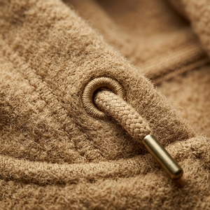 Sweat-shirt à capuche zippé intégral en molleton premium pour homme, en mélange de coton épais, style streetwear décontracté avec poche kangourou - Product Image 6