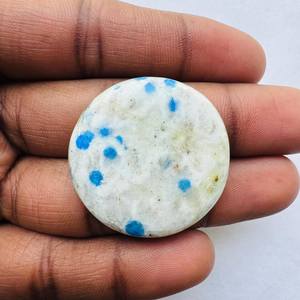 Pierre précieuse naturelle K2 Jasper, cabochon rond, pierre polie lisse pour la fabrication de bijoux et la vente en gros - Product Image 3