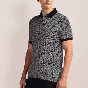 Polo homme premium, tissu en coton respirant, coupe confortable, coutures durables, polo homme - Product Image 2