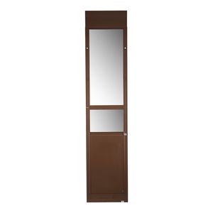 Porta per Cani Regolabile in Altezza per Vetro Scorrevole 75 7/8 80 11/16, Telaio in Lega di Alluminio con Design a Serratura e Cerniere Girevoli - Product Image 2