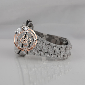 Montre automatique de luxe pour homme en acier inoxydable avec diamants Moissanite VVS - Product Image 3