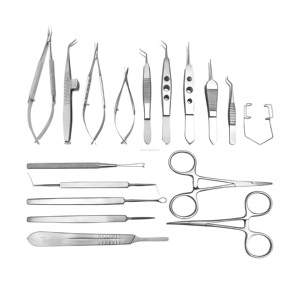 Juego de 17 Instrumentos Quirúrgicos Periodontales Microquirúrgicos de Primera Calidad, Herramientas de Acero Inoxidable, CE ISO, Mejor Proveedor Mayorista - Product Image 1