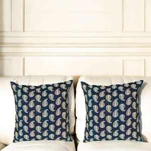 High Quality Leaf Digital Print <b>Cushion</b> <b>Cover</b> with Comfortable Decorative Pillow <b>Cover</b> for Hotel Resorts Cafes & Gift Collection - Product Image 2