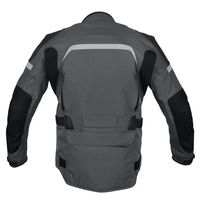 Veste de moto unisexe imperméable en Cordura, manches longues, col montant, rembourrage protecteur, respirante, textile, fermeture éclair, personnalisable