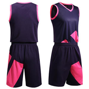 Tenues de basket-ball réversibles fabriquées en usine, uniformes de basket-ball par sublimation, ensemble de maillots pour équipe de basket-ball - Product Image 2