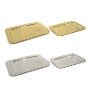 Bandeja Ovalada de Acero Inoxidable Dorado Nórdico para Joyería, Bandeja de Servicio, Plato para Aperitivos, Plato Metálico para Almacenamiento en el Hogar, Logotipo Personalizado - Product Image 4