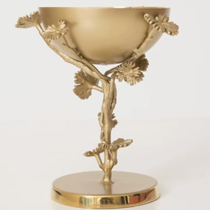 Elegant <b>Aluminum</b> <b>Table</b> Top Centerpiece Decorative Bowl For Dining <b>Table</b> Styling Wedding Decor And Luxury Home Display - Product Image 1