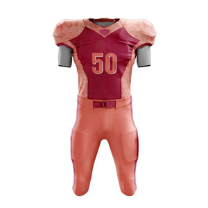 Low Price Customized New Brand Sublimated American Football Jersey <b>Set</b> Factory Directly Supply Unisex American Football Uniform - Product Image 2