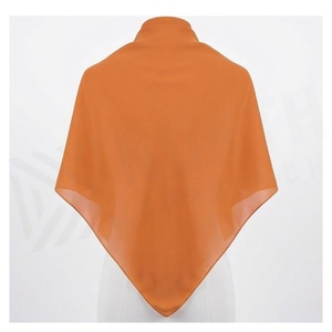 Pañuelo Cuadrado de Chifón para Mujer, Color Sólido, Estilo Elegante y Simple, para Uso Diario en Todas las Estaciones, Accesorio Amigable con la Piel - Product Image 2