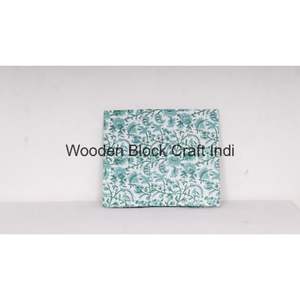 Poubelle décorative ouverte faite à la main en carton PP imprimé au bloc, avec enveloppe en tissu 100 % coton. - Product Image 2