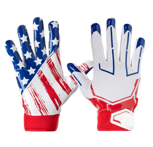 Guantes de Fútbol Americano de Nuevo Diseño, los Mejores del Mercado, 2026, Dedos Completos, Diseño Personalizado, Cuero, para Entrenamiento Deportivo - Product Image 2