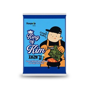 Alga Nori para Sushi, King of Kim, Alga Marina Seca Tradicional Coreana, Saborizada y Tostada - Product Image 1