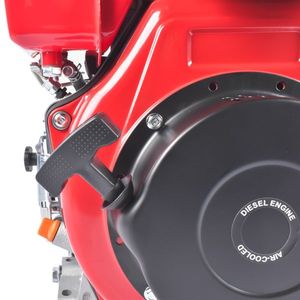 Moteur diesel monocylindre 418CC 10HP 6300W à démarrage manuel 3600 tr/min rouge refroidi par eau 5KW pour machines agricoles et pompes - Product Image 6