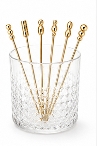 Ensemble de pics à cocktail en métal de haute qualité, brochettes alimentaires réutilisables pour apéritifs, desserts et fêtes - Product Image 3