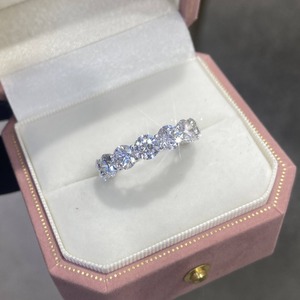 <b>Top</b> Selling Luxury Moissanite Diamond Ring for Women in Sterling <b>Silver</b> Wedding Engagement Jewelry Gift For Sale - Product Image 2