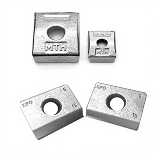 Plaque de serrage KPO en acier moulé durable pour fixation de rail, rondelle carrée conique, ensemble de composants de quincaillerie pour voie ferrée - Product Image 5