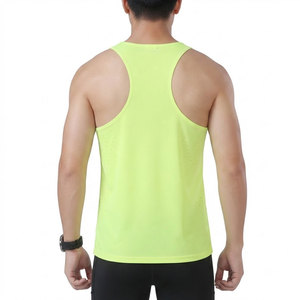 Custom Breathable O-Neck Compression 220g Bodybuilding Stringer Tank Tops <b>Mens</b> Gym <b>Singlets</b> Cotton Activewear Fitness Wear Vest - Product Image 2
