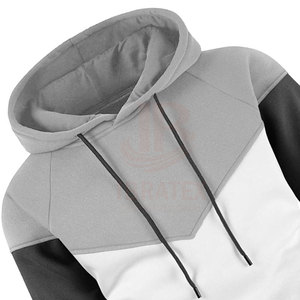 Sweat-shirt pour homme personnalisé de haute qualité, couleur unie, poches latérales, manches longues, vêtements décontractés, fabriqué au Pakistan - Product Image 4