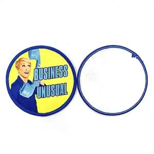 Nuevas llegadas: Parches de sublimación, insignias bordadas tejidas, solo al por mayor, parches termoadhesivos personalizados con impresión por sublimación para sublimación - Product Image 6