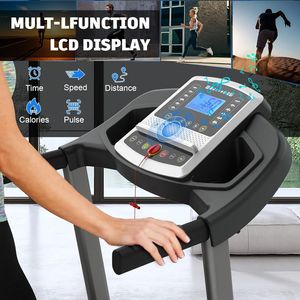 Tapis Roulant Elettrico Pieghevole da 3.5 HP, Capacità di Carico 150 kg, Portatile per Casa/Ufficio, con Presa DC, per Camminata/Corsa - Product Image 4