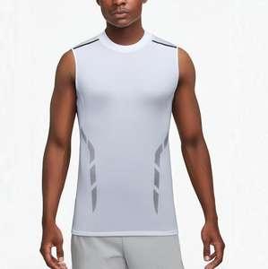 Men's Sports Fitness Summer Sleeveless Vest Tight-fitting Basketball Jersey Running Quick-drying Tank Top - Product Image 6