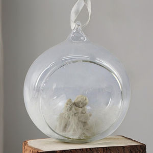 Pezzo d'attaccatura personalizzato dell'albero di natale in resina personalizzata, Mini accessorio decorativo con palla di neve in vetro, figurine di <span class=keywords><strong>animali</strong></span> - Product Image 6