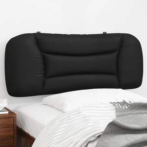 Coussin de tête de lit noir pour la lecture et le repos - Product Image 1