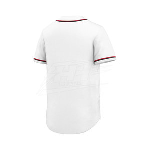 เสื้อเบสบอลคุณภาพสูงสำหรับผู้ชาย ผลิตจากโรงงาน รับสั่งทำชื่อทีม เสื้อเบสบอลผู้ชาย ชุดกีฬากลางแจ้ง - Product Image 4