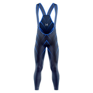 Maillot de cyclisme unisexe personnalisé par sublimation, avec bretelles, manches courtes ou longues, fermeture éclair intégrale, séchage rapide - Product Image 6