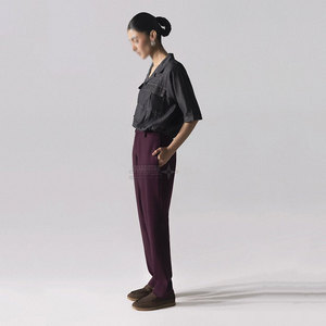 Pantalon formel d'hiver pour femme adulte, style unique, couleur unie, personnalisable, service OEM de haute qualité - Product Image 4