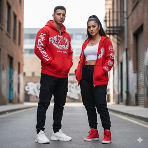 Sudadera de Algodón de Alta Calidad para Hombre, Estilo Urbano, Dos Piezas, Tela Resistente, Ajuste Cómodo, Impresión de Logotipo Personalizado, OEM ODM - Product Image 4