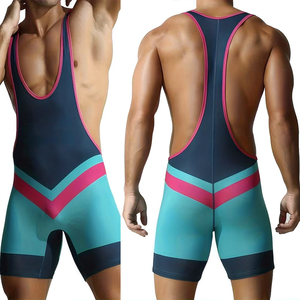 Singlet de Lucha Libre para Hombre de Alta Calidad, Transpirable, Talla Grande, Manga Corta, Ligero, Bordado, para Adultos - Product Image 6