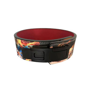 Ceinture de Soutien Réglable en Cuir de Vachette Robuste pour Haltérophilie, Protection Professionnelle Anime, Antidérapante, Unisexe, Qualité Premium pour la Salle de Sport - Product Image 5