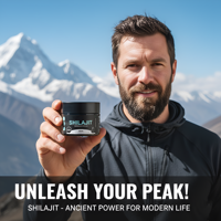 Résine de Shilajit Pur de l'Himalaya en Vrac, 100% Originale, Ultra Shilajit Gold, Marque Blanche, 30 et 50g, Complément Alimentaire