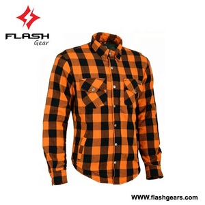 Tùy Chỉnh Thực Hiện CE Bảo Vệ Flannel Áo Mới Bảo Vệ Lót Gia Cố Bọc Thép Áo Sơ Mi Lót <span class=keywords><strong>Covert</strong></span> Flannel Màu Đỏ Áo Sơ Mi - Product Image 6